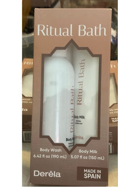 Derela Ritual Bath Body Wash & Milk Set